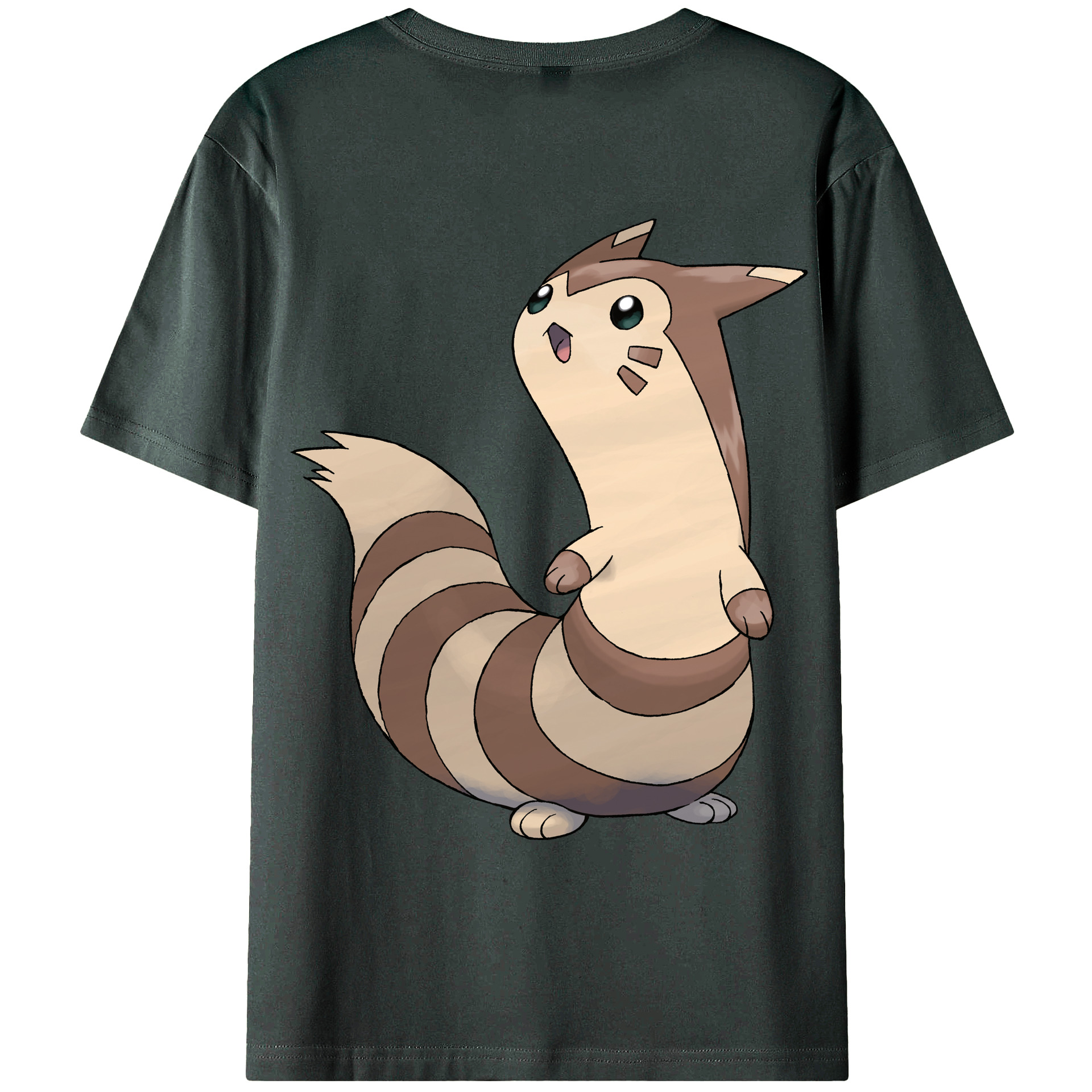 （画像用） ポケットモンスター Pokémon 綿100％ メンズ半袖Tシャツ（バックプリント） 通気性